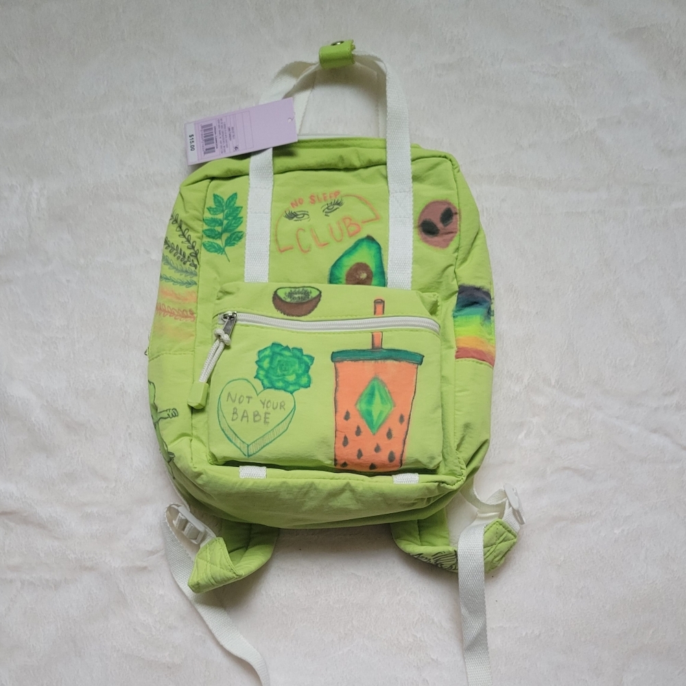 Lime Green Backpack